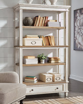 Orleans Furniture - Ashley Furniture - Realyn Bookcase - Bookcase / Brown/White - H743-70